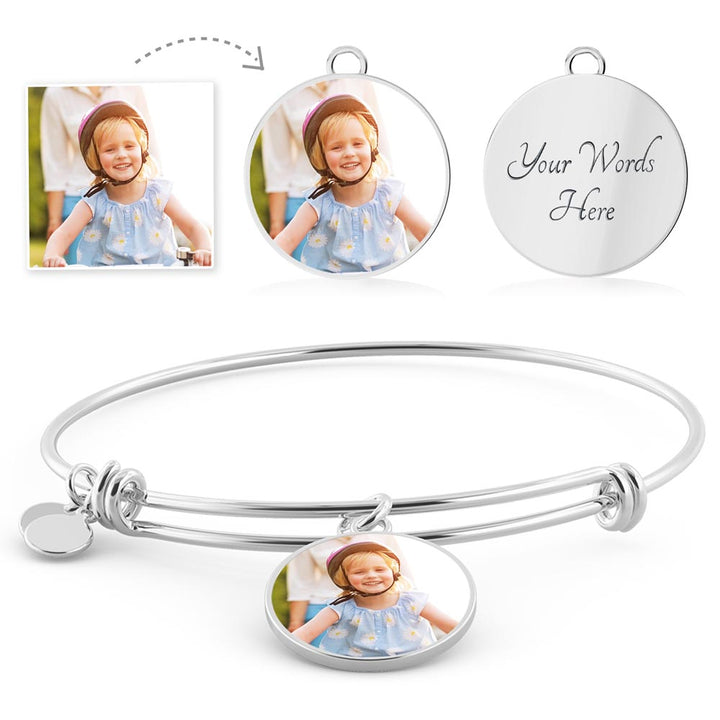 Picture Perfect Bangle, Insert Your Favorite Picture Of A Loved One Or Pet  And Have It Personalized Too!