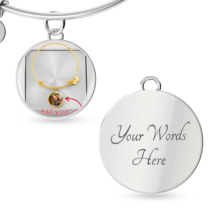 Picture Perfect Bangle, Insert Your Favorite Picture Of A Loved One Or Pet  And Have It Personalized Too!