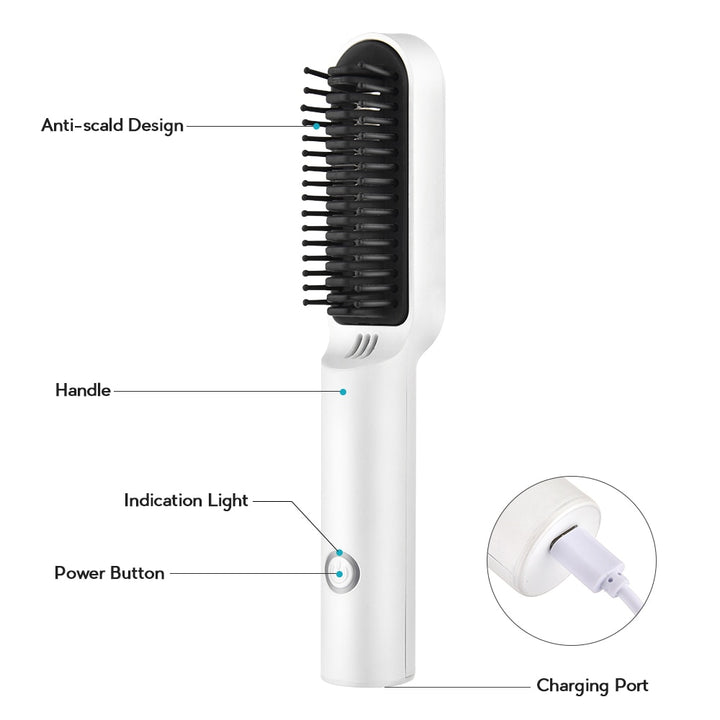 Wireless Heating Hair Styling Comb